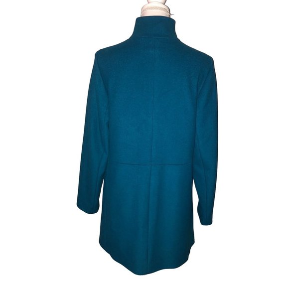J Jill Coat Womens S NEW Peacock 045231 Lined - Picture 5 of 16
